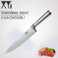 Load image into Gallery viewer, XYj Kitchen Knife Set 7Cr17mov Germany Stainless Steel Chef Knives Fruit Utility Santoku Chef Slicing Bread Sharp Cooking Knife