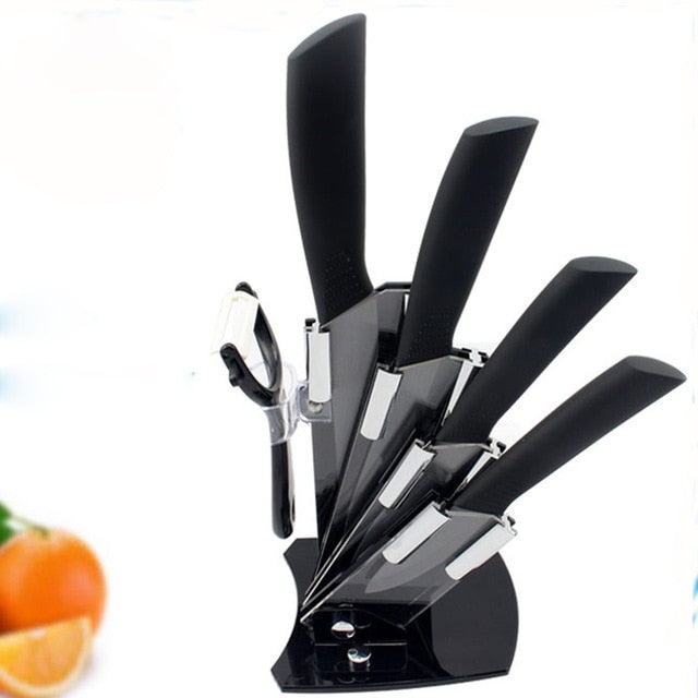 High quality Kitchen knife  black blade kicthen ceramic knife set 3