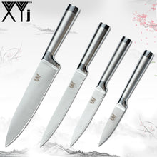 Load image into Gallery viewer, XYj Kitchen Knife Set 7Cr17mov Germany Stainless Steel Chef Knives Fruit Utility Santoku Chef Slicing Bread Sharp Cooking Knife
