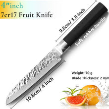 Load image into Gallery viewer, Kitchen Knife 8 inch Professional Japanese Chef Knives 7CR17 440C High Carbon Stainless Steel Meat Cleaver Slicer Santoku Knife
